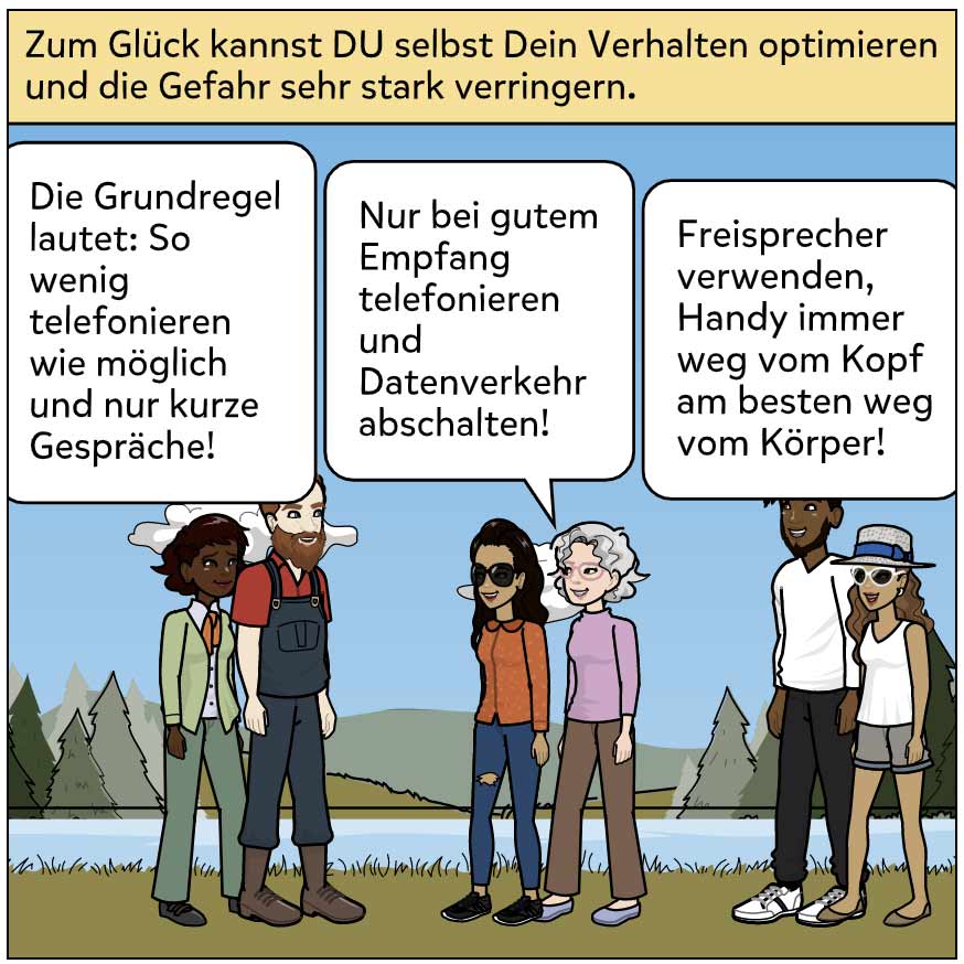 Zum Glück kannst DU selbst Dein Verhalten optimieren und die Gefahr sehr stark verringern.